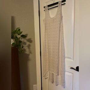 Miken Swim Cover Lace Dress Large